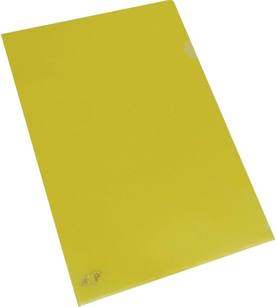 PASTA L A4 AMARELA ACP 0,15 RE